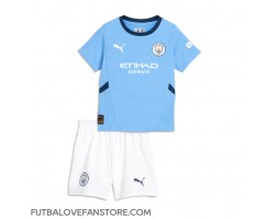 Manchester City Phil Foden #47 Domáci Detský futbalový dres 2024-25 Krátky Rukáv (+ trenírky)